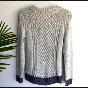 SPARROW x Anthropologie cable knit sweater top size small.